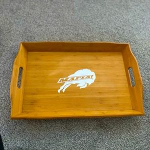 Buffalo Bills Bamboo Serving Tray